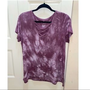 Tie-dye Soft and Sexy American Eagle Shirt!
